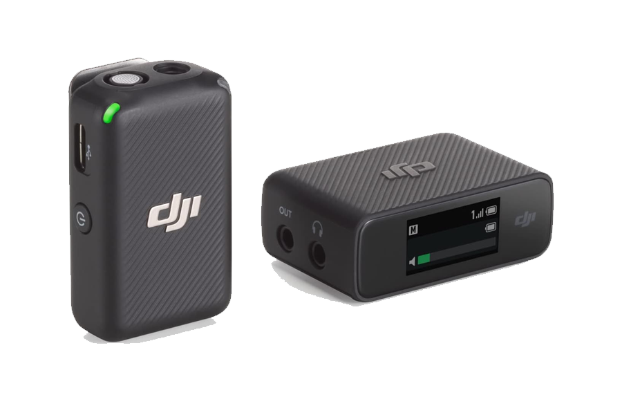 DJI mic (filming accessories for motorcycle touring)