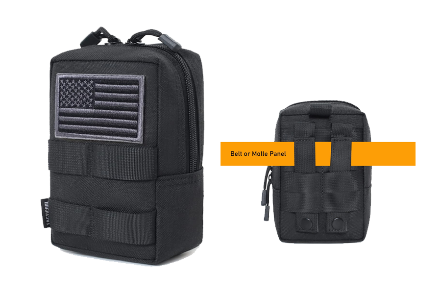 double tactical pouches (accessories for motorcycle touring)